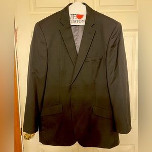 Claiborne Mens Wool/Polyester 2 Button Sport Coat Jacket